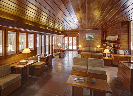 Affleck House living room