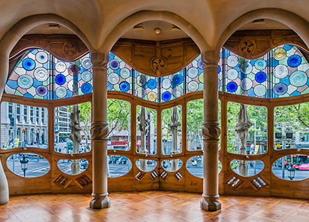 Casa Battlo stained glass